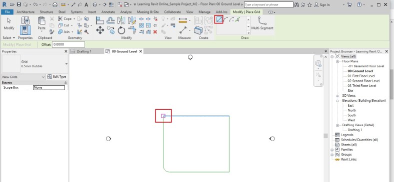 Tutorial: Grids | Learning Revit Online